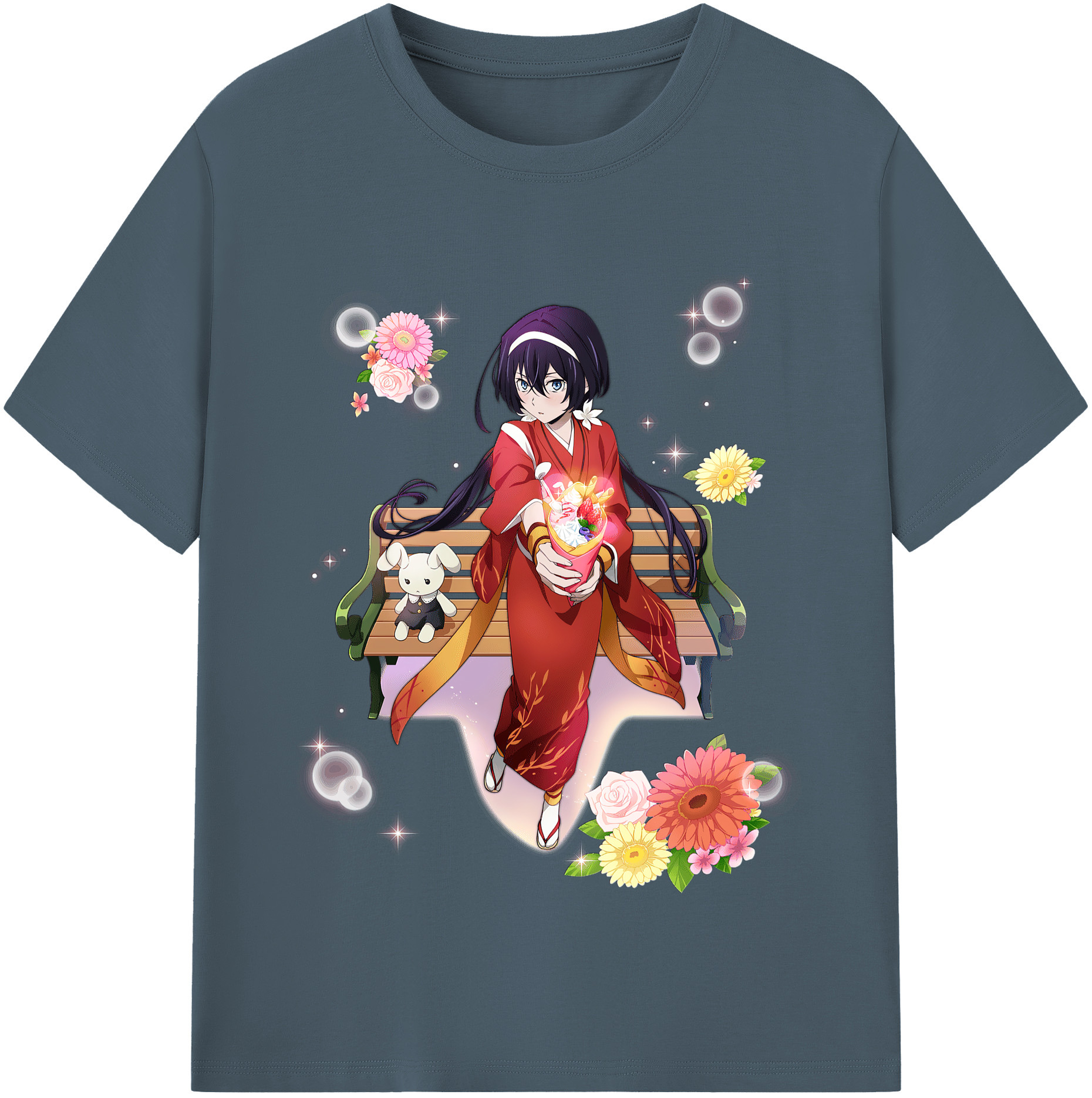 （画像用） 文豪ストレイドッグス Bungo Stray Dogs 綿100％半袖Tシャツ（フロントプリント）